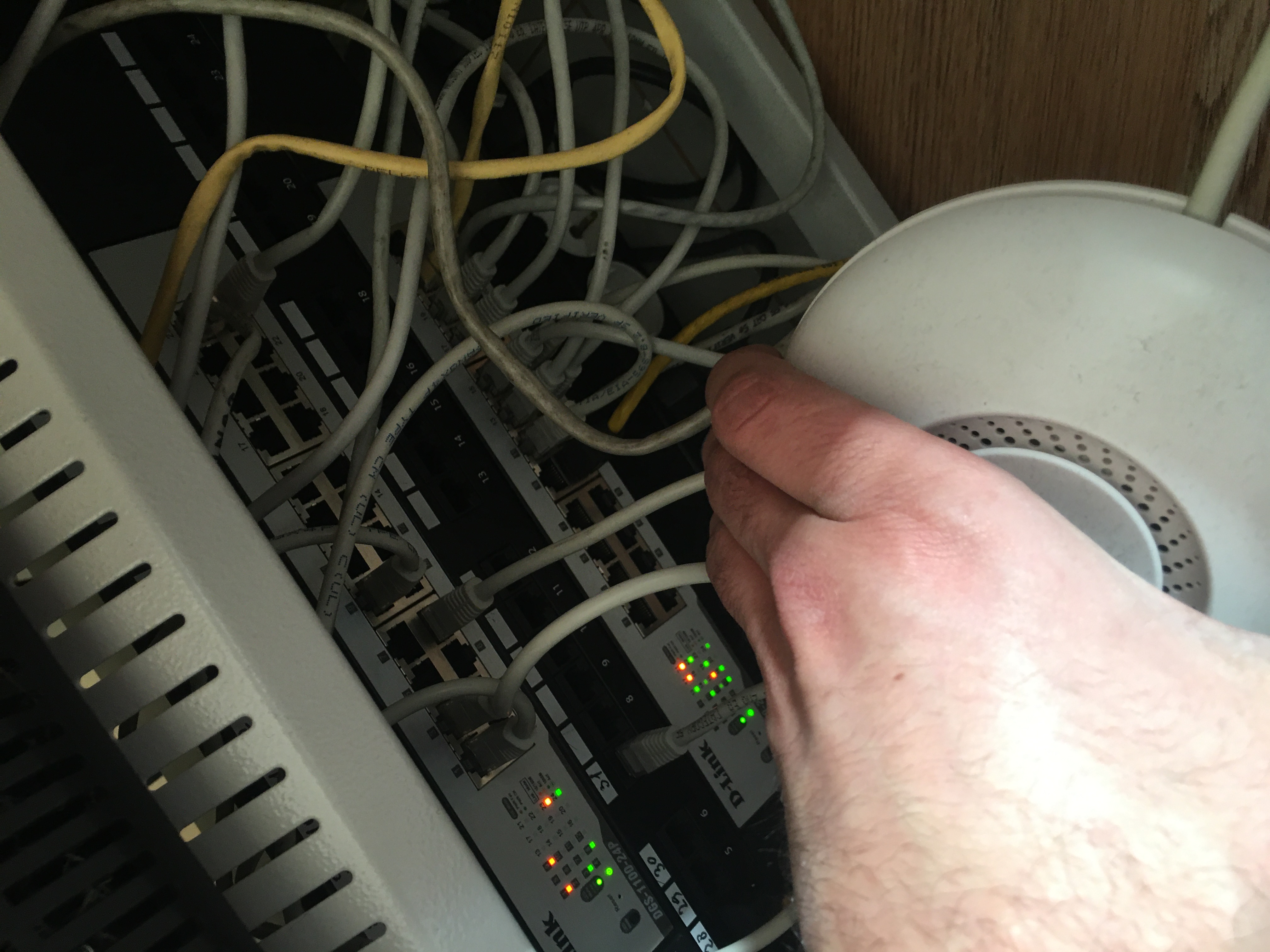Small business switch and patch panel troubleshooting